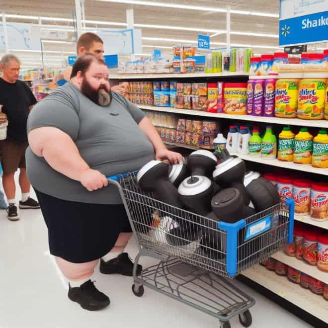 People of Walmart, as imagined by AI.