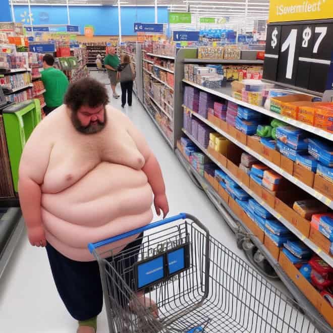 People of Walmart, as imagined by AI.