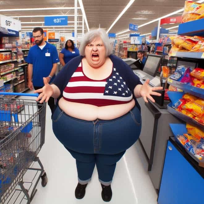 People of Walmart, as imagined by AI.