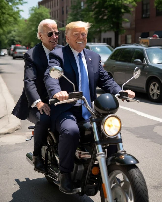 Biden and Trump: the best friends.