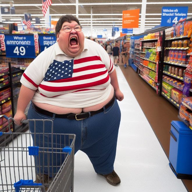 People of Walmart, as imagined by AI.