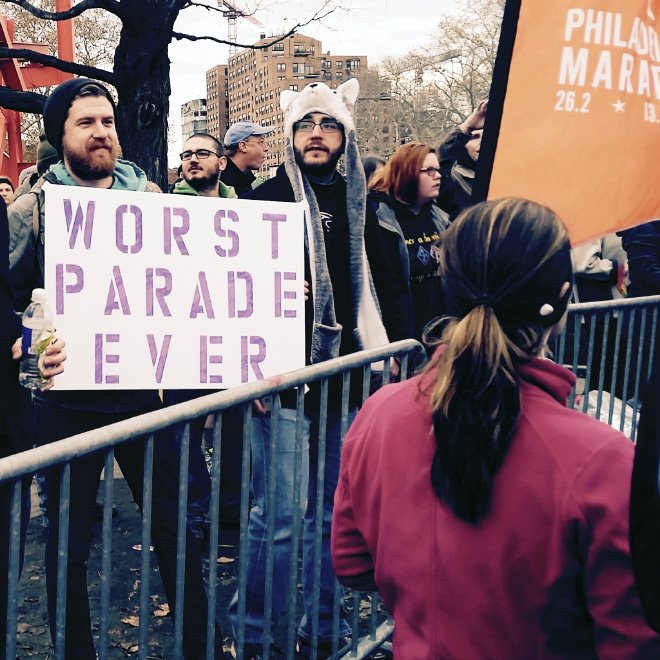 Funny marathon sign.