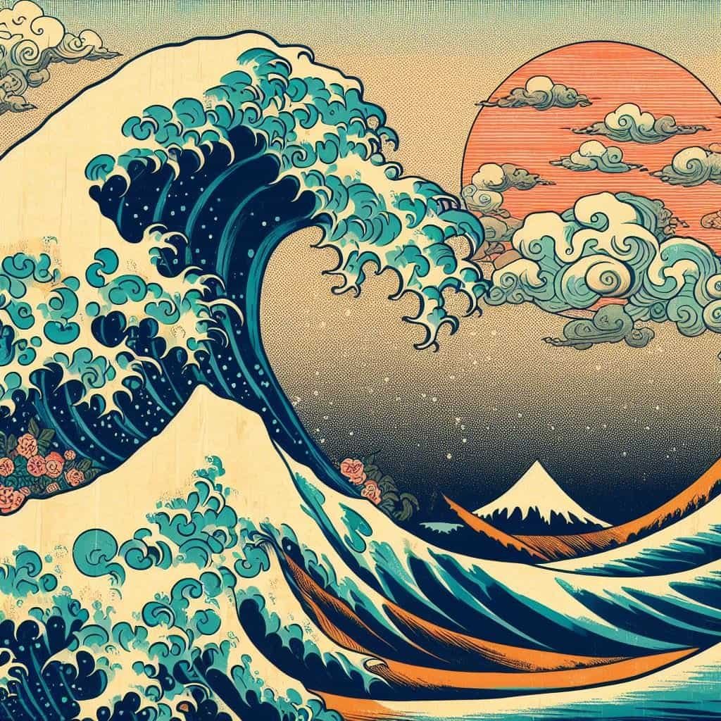 Jumpei Mitsui LEGO Hokusai 'The Great Wave off Kanagawa
