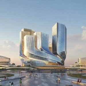 Tencent’s New Headquarter Building looks like an Architectural Vortex of Metal and Glass - Yanko Design