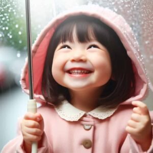 Little Girl Experiences Rain For The First Time