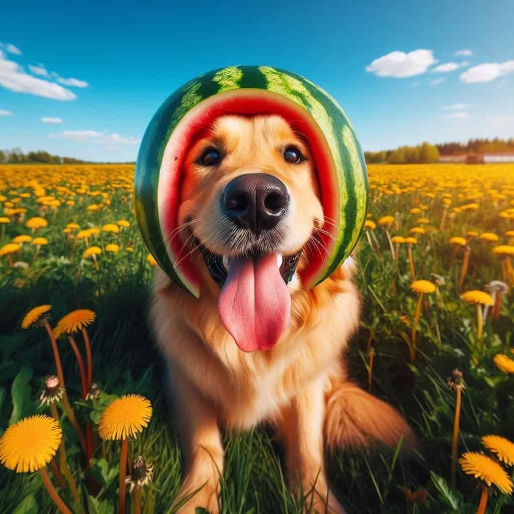 The Quirky Trend of Dogs Wearing Watermelon Helmets