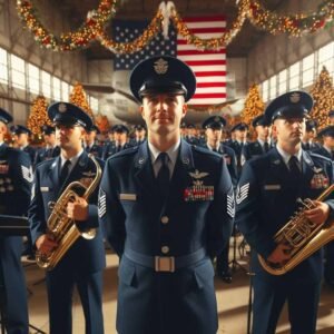 US Air Force Band Surprises Museum Visitors with Christmas Concert