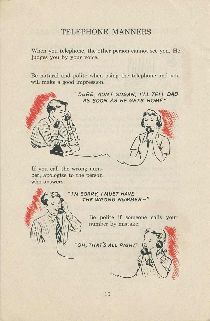 Telephone Guide 1951 16