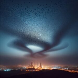 3.000+ Drones Mimic Bird Murmurations in Saudi Arabian Night Sky
