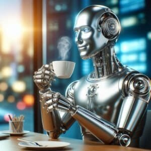 Experience the Magic of a Humanoid Robot Making You Coffee