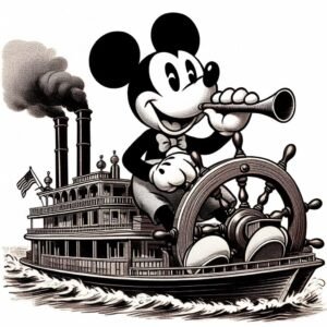 Legendary Steamboat Willie in 4K