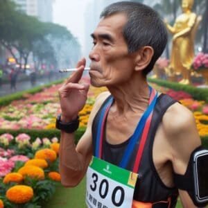 Meet Uncle Chen, the Chain-Smoking Marathon Sensation