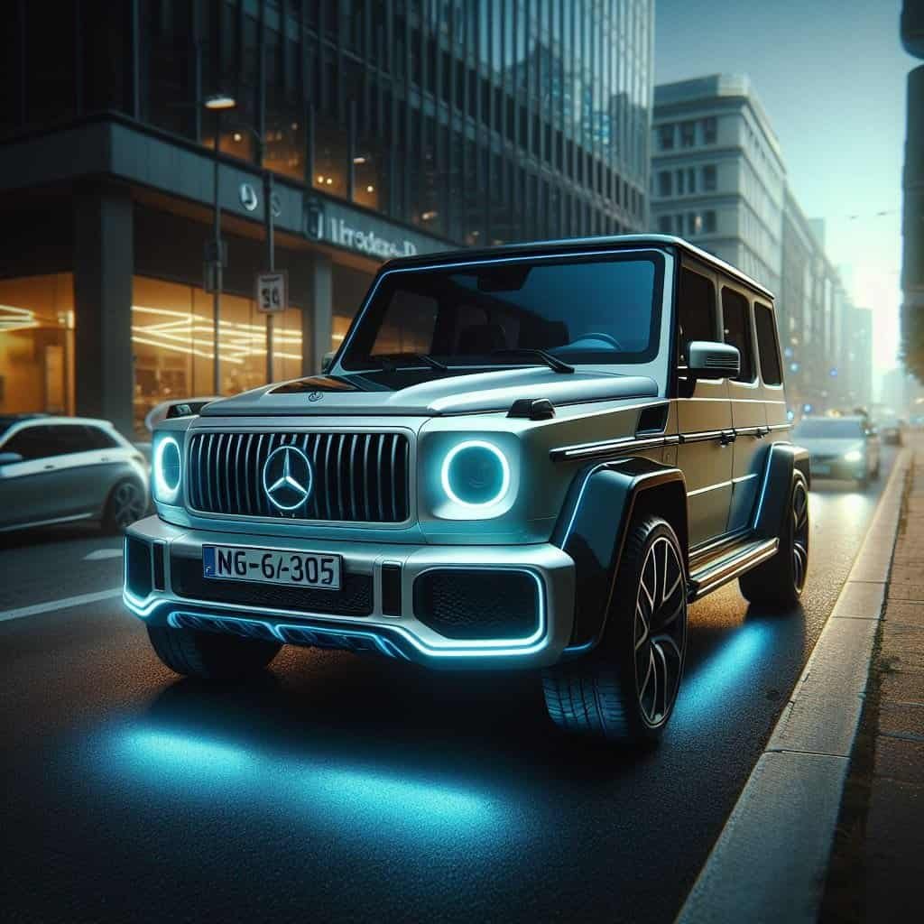 Mercedes Electric GClass Wagons Perform JawDropping 360° GTurns