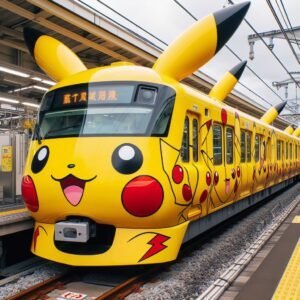 Pikachu Paradise: Experience the Magical Pokémon Train in Japan