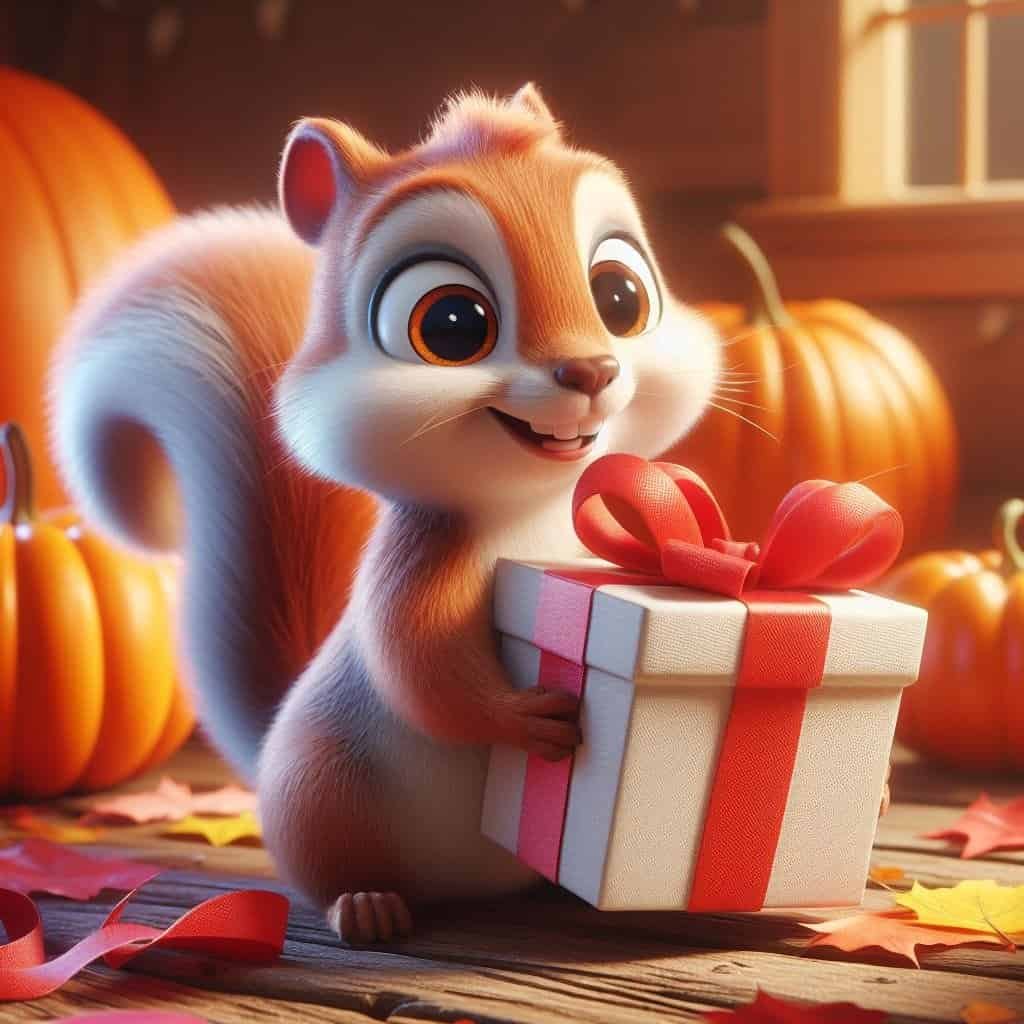 Watch Squirrels Go Nuts Over Gift Bags Filled with Delicious Treats