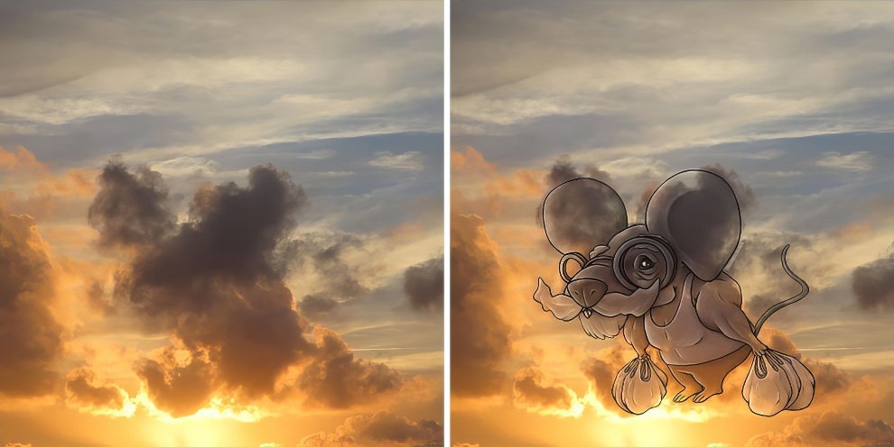 This Artist Continues To Create Drawings Inspired By Cloud Shapes New Pics 65d89f47bca24 880 