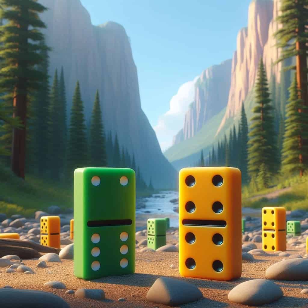 35,000 Dominoes Tumble Through National Parks