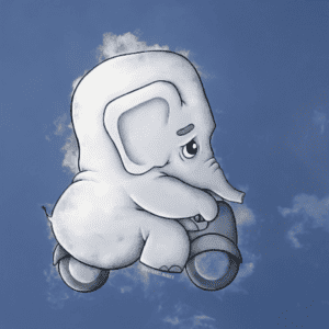 Artist Uses Cloud Shapes To Create Fun Illustrations