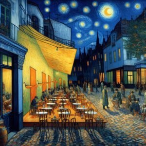 Van Gogh's 'Café Terrace at Night' Comes Alive in a Beautiful Animation
