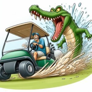 Massive Alligator Chases Golfers in Florida - Heart-Stopping Video Inside