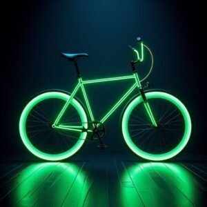 Ride in Style with the Mind-Blowing Glow-in-the-Dark Photon E-Bike