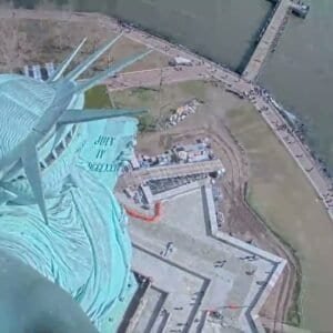 Statue Of Liberty Shakes Violently In Massive Earthquake