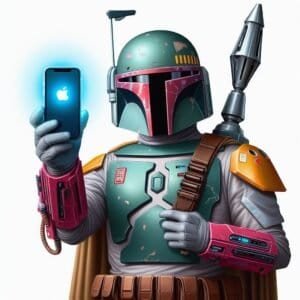 Hilarious Apple Promo: Boba Fett Uses iPhone 15 to Find Friends