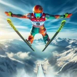 Olympic Medalist Shatters World Record with Mind-Blowing Ski Jump