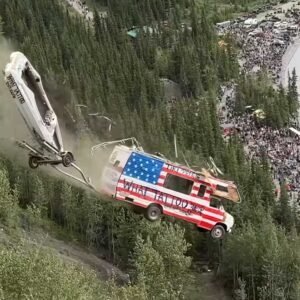 Epic 4th of July Carnage: Watch Cars Launch 300ft into the Sky